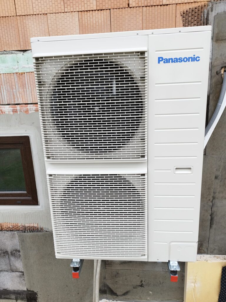 inštalácia čerpadla vzduch-voda Panasonic T-CAP 12kW